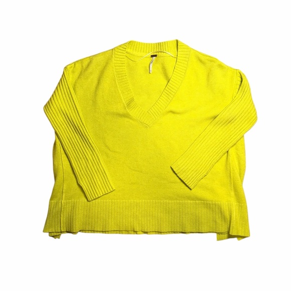 Free People Lime Sweater XS - Picture 2 of 6